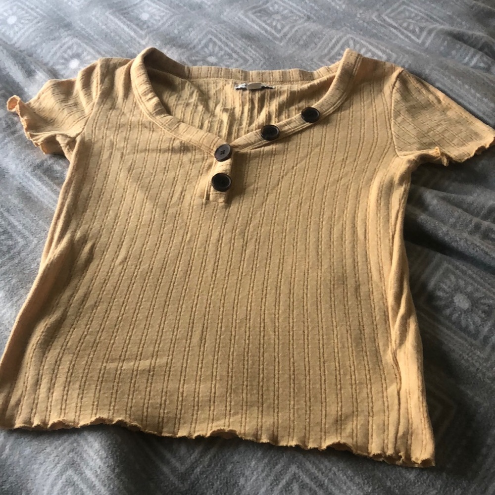 Yellow American Eagle Top